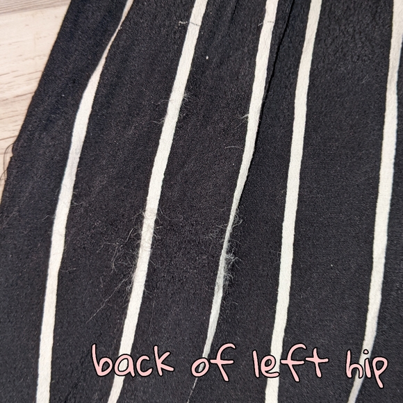 LOFT Black and White Striped Romper, Plus Size 18 GUC - Picture 3 of 6